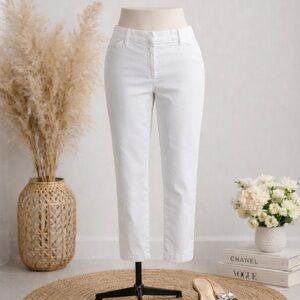 Worthington White Slim Ankle Pants Women’s Size 8 | New Washed Once